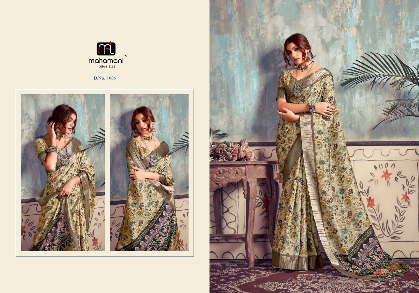 Kangan By Mahamani Heavy Gotha Silk Designer Sarees
